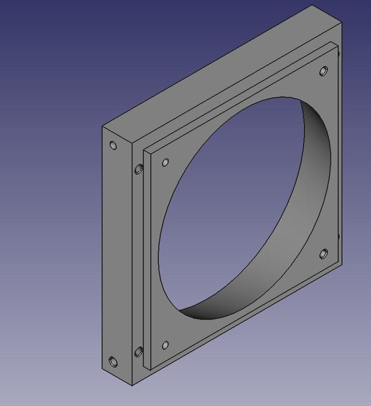 120mm to 140mm pc fan adapter