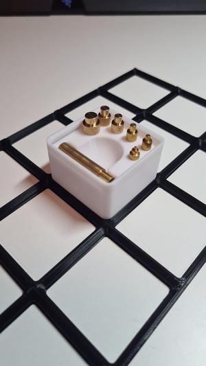 Gridfinity-Module 1x1 - for heat insert tool