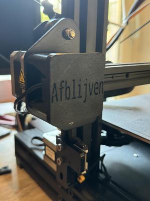 Afblijven Ender 3 v2 QR code cover