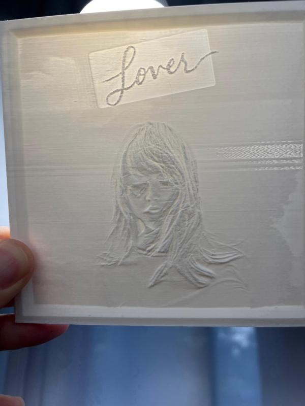 Taylor Swift Lover Album Lithophane
