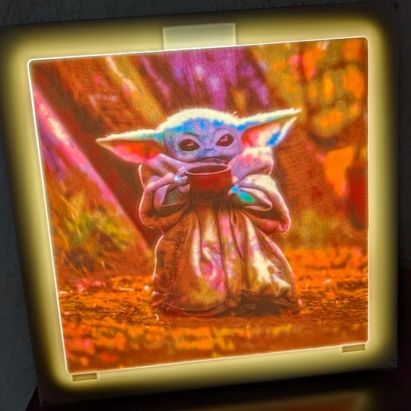 Frame for large Lithophanes