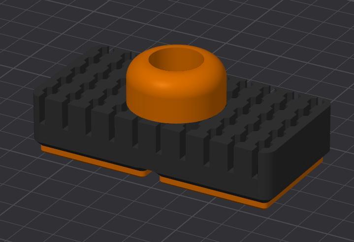 Electric Screwdriver stand - screwdriver and bit holder Gridfinity 2x1