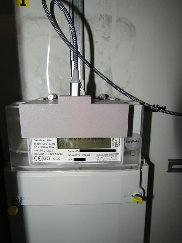 Easymeter holder for ESP8266 readout device