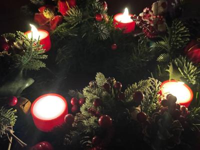 Advent Wreath Candle Holders