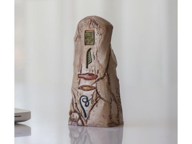 Egyptian sculpture - ZBrush