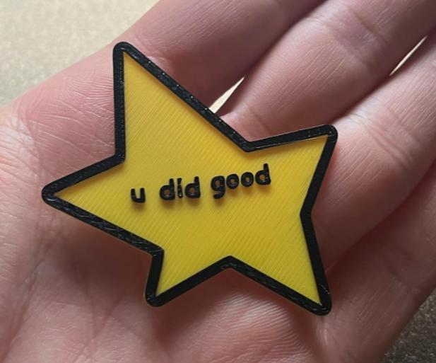U did good reward star