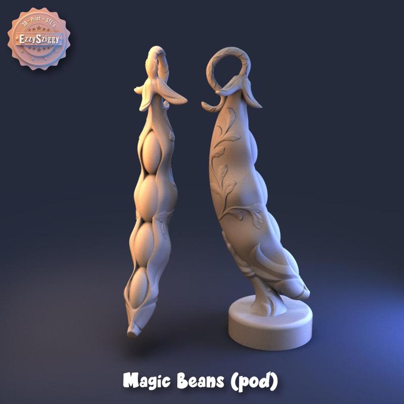 Magic bean pod (hanger/stand)