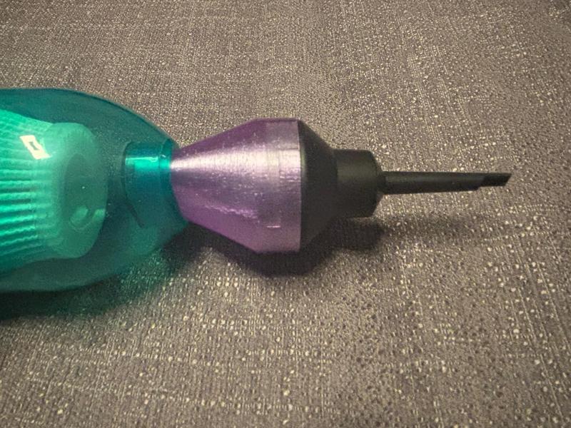 Vacuum-Adaptor for using Meco Eleverde blow set 