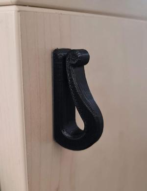 Kitchen towel hook