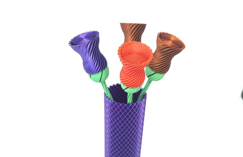 Flower and Stem designed for vase mode/spiralize outer contour mode