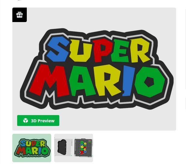 Super Mario LightBox