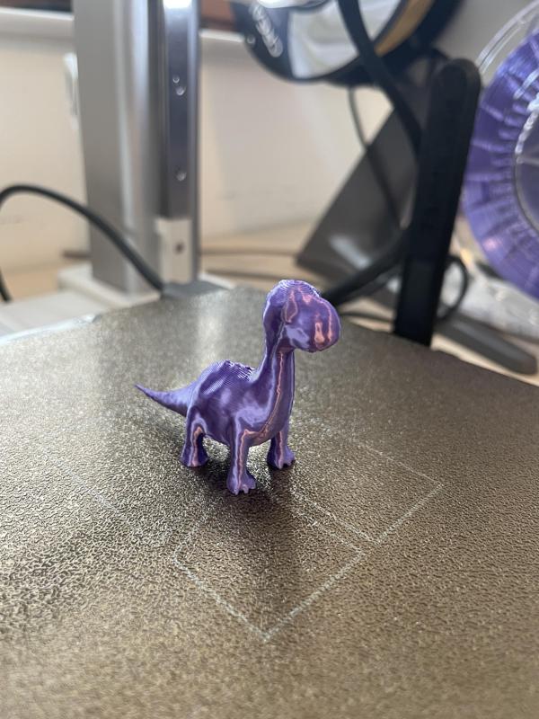 Miniature Brontosaurus: Fast Print, Cute and Detailed