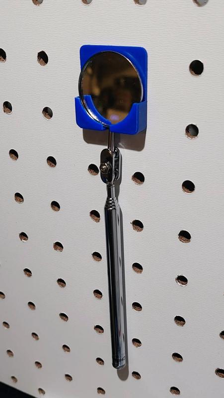 Pittsburgh Telescoping Mirror Pegboard Holder (Harbor Freight)