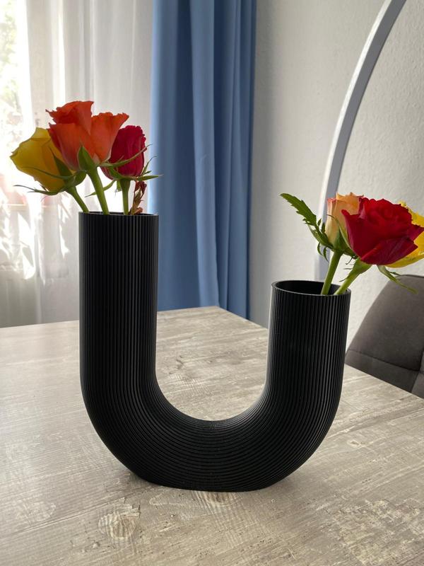 Blumenvase U-Form