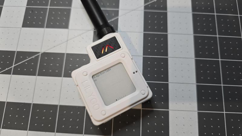 T-Echo nameplate Meshtastic logo