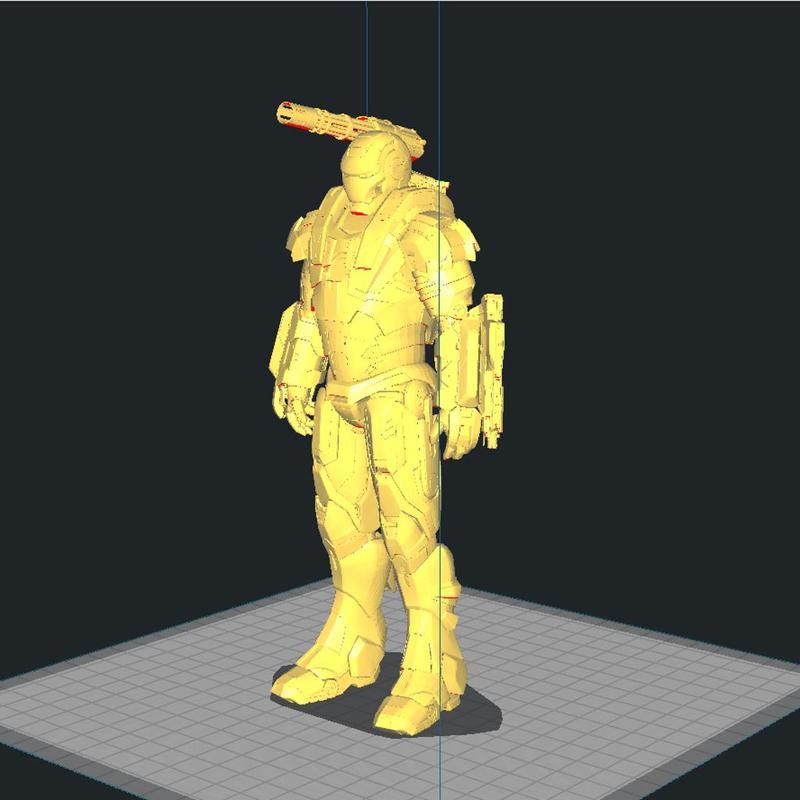 Ironman War machine-Repaired and cut