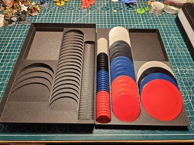 D&D monster/PC token/disc holder box