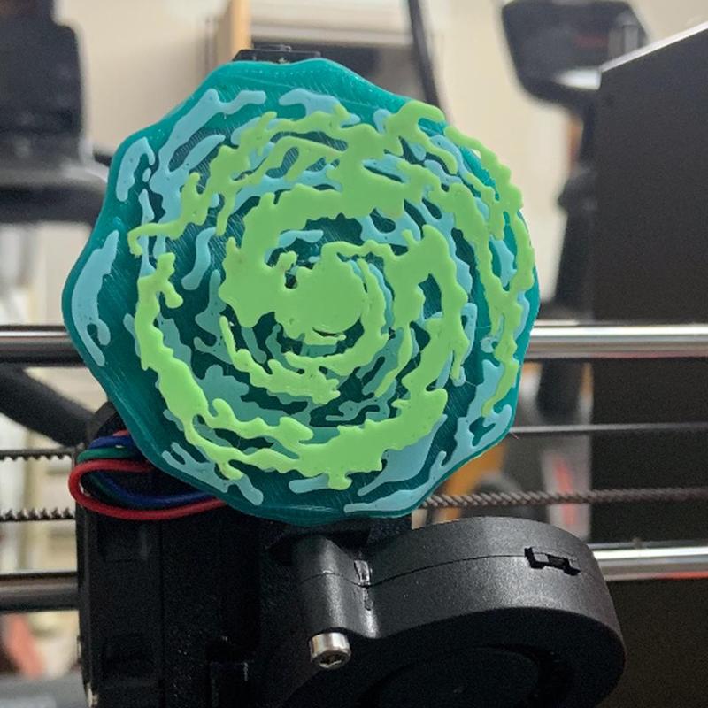 Rick and Morty Portal - Extruder Visualizer for Prusa