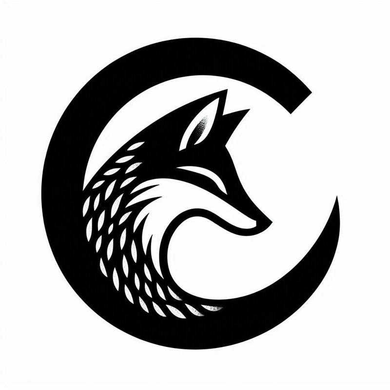 Fox alphabet: Letter C (version 1)