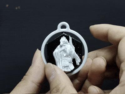 Transformation Wisdom - Rotating Pendant [Multicolor Print] [Wisdom Save Me]