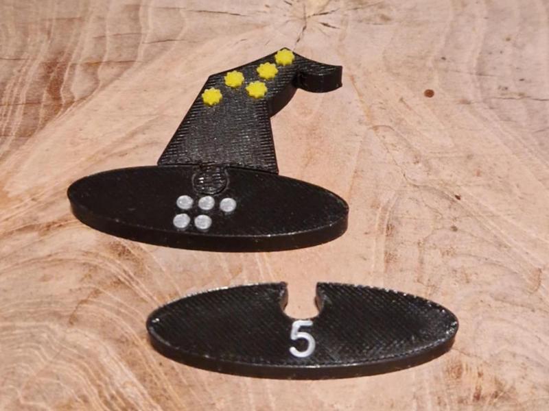 Witch hat number figure