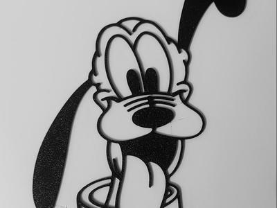 Pluto wall art decor
