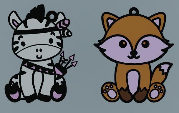 animales de la selva