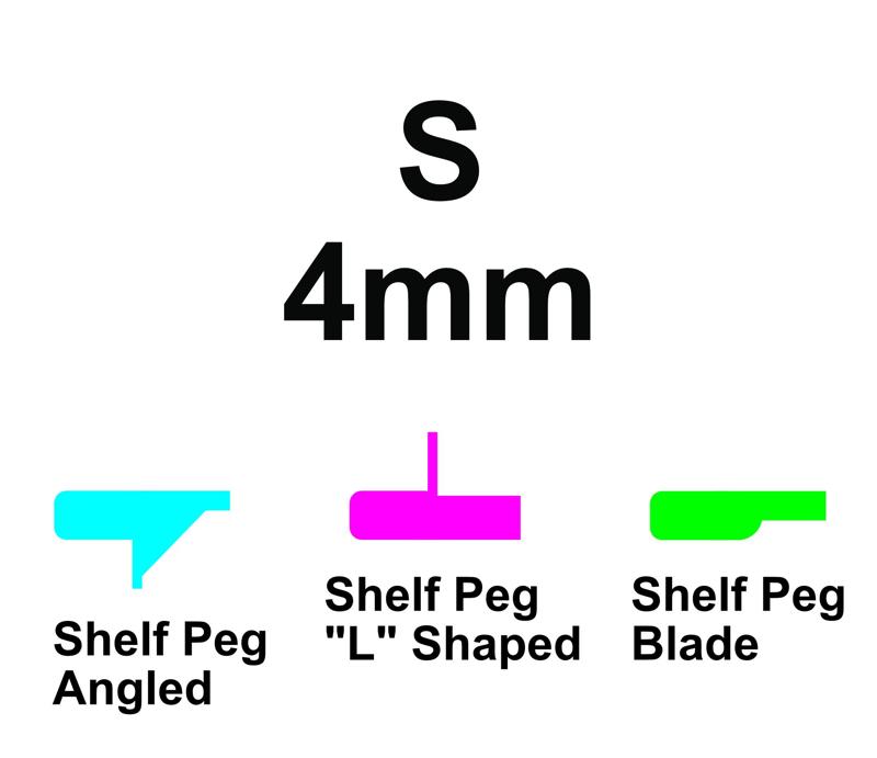Shelf Peg Brackets (4mm) S