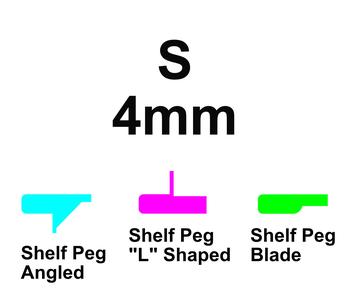 Shelf Peg Brackets (4mm) S