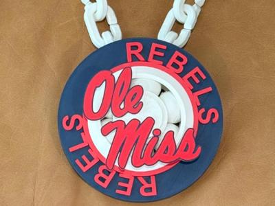Ole Miss Rebels Spinner Chain