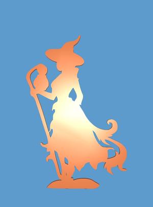Witch with latern