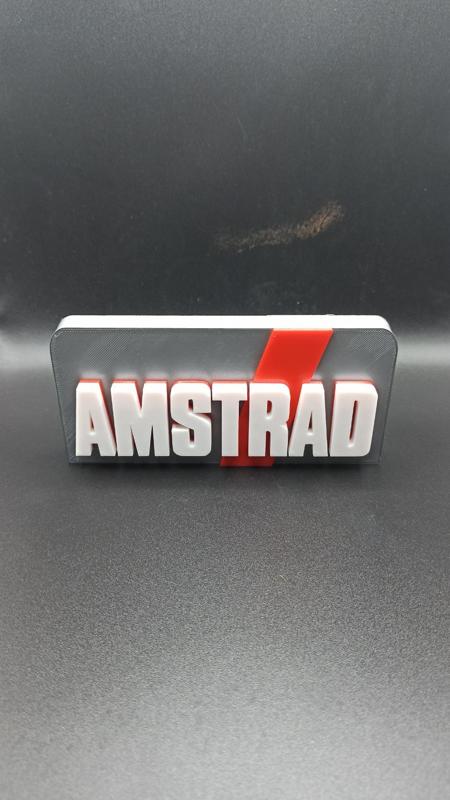 AMSTRAD LOGO SIGN RETRO