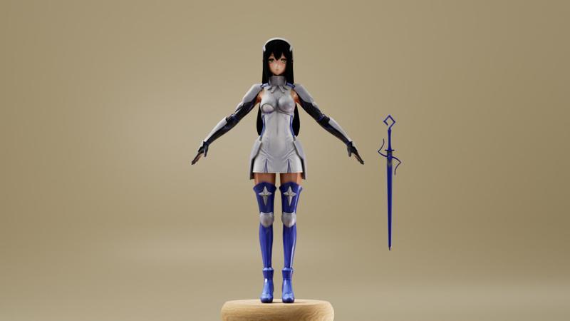 Akame Warrior Inzo Character