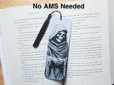 Bookmark, Grim Reaper. Hueforge.
