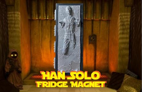Han Solo Fridge Magnet (in carbonite)