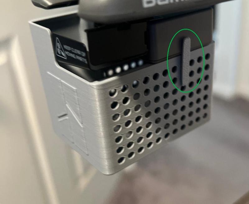 Clip for Compact Purge Waste Bin by Flowers3D