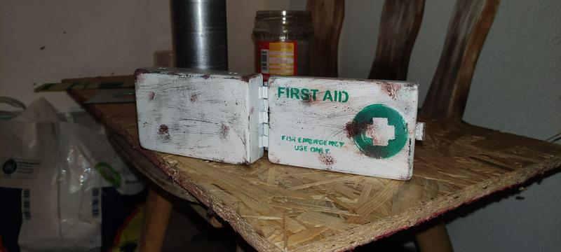 First Aid Fallout 4 +orgranizers Functional Model +parts for painting, TESTED! 100% SAVE