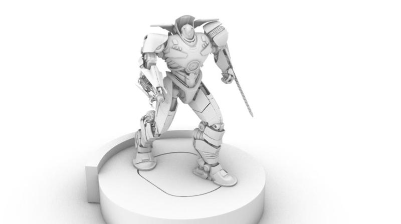 Gipsy Danger 3D model