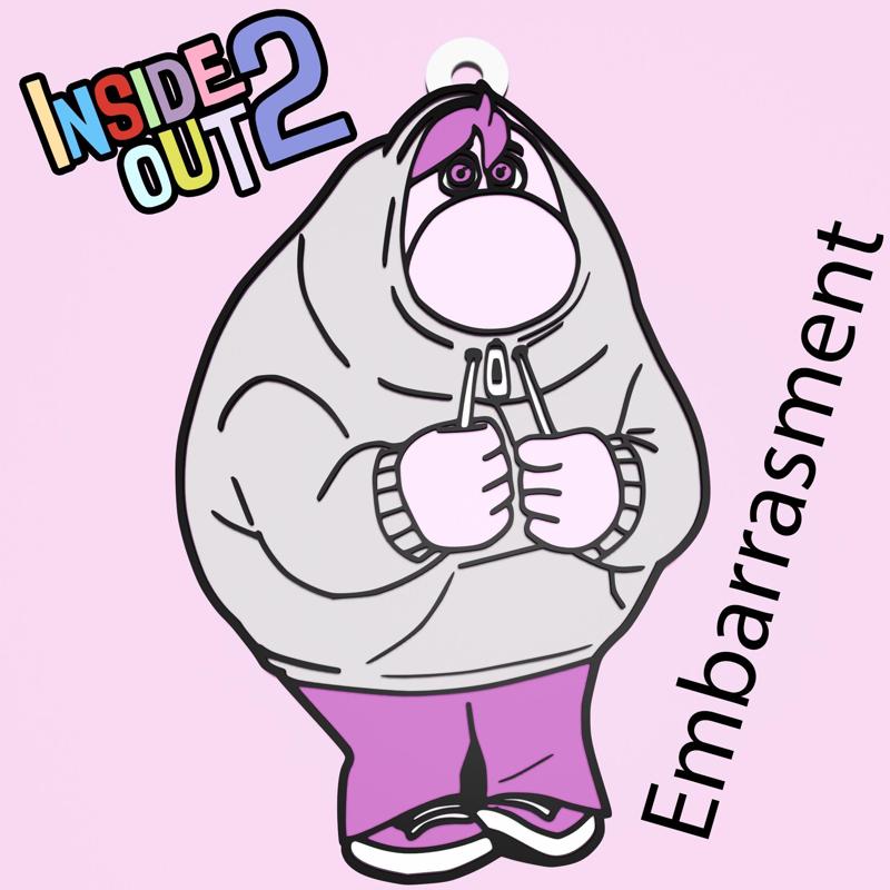 Keychain Embarrasment inside out 2