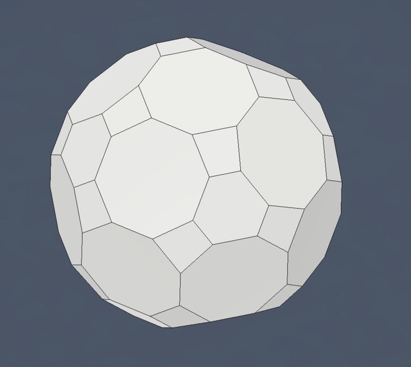 Platonic/Achimedean polyhedra