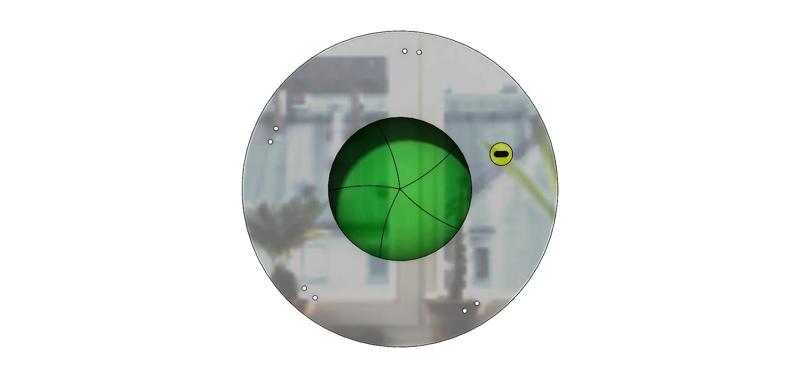 3DP5BLROD50A Mechanical Iris shutter diaphragm hobby diy mechanism