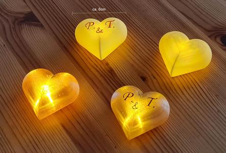 Glowing Hearts
