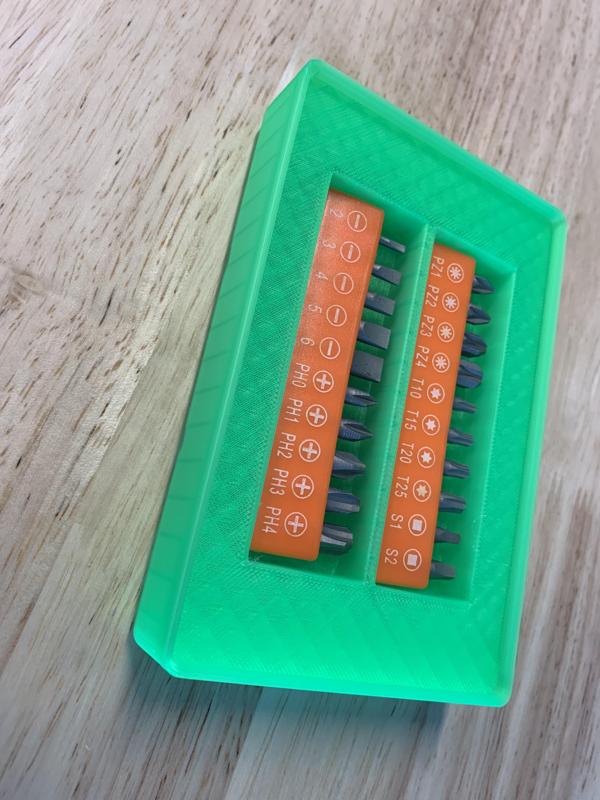 Gridfinity hex bit holder