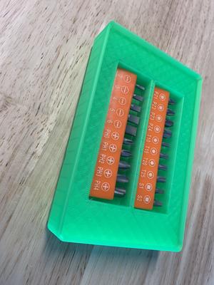 Gridfinity hex bit holder