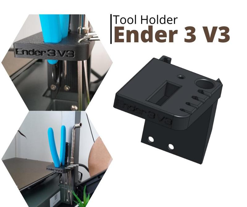 Ender 3 V3 ( core xz ) Tool holder V2 Now much better