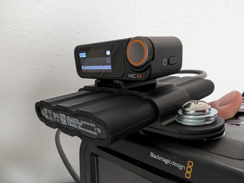 Black Magic Pocket Cinema Camera T7 Shield Mount with Cold Shoe