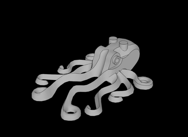 Lego Compatible (6086.dat) Animal Octopus