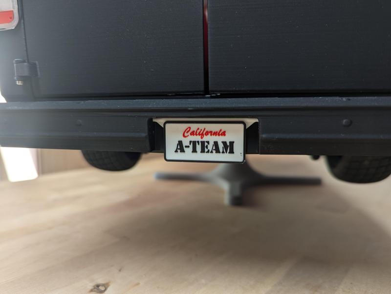 Custom license plate for Model 14 (3D sets)