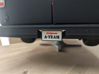 Custom license plate for Model 14 (3D sets)