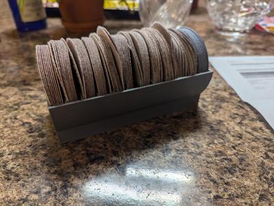 Sanding Disc Organizer